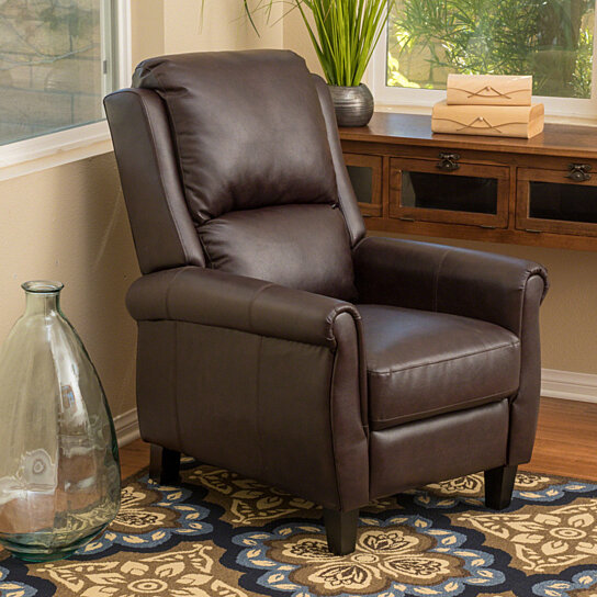 Memphis PU Leather Recliner Club Chair